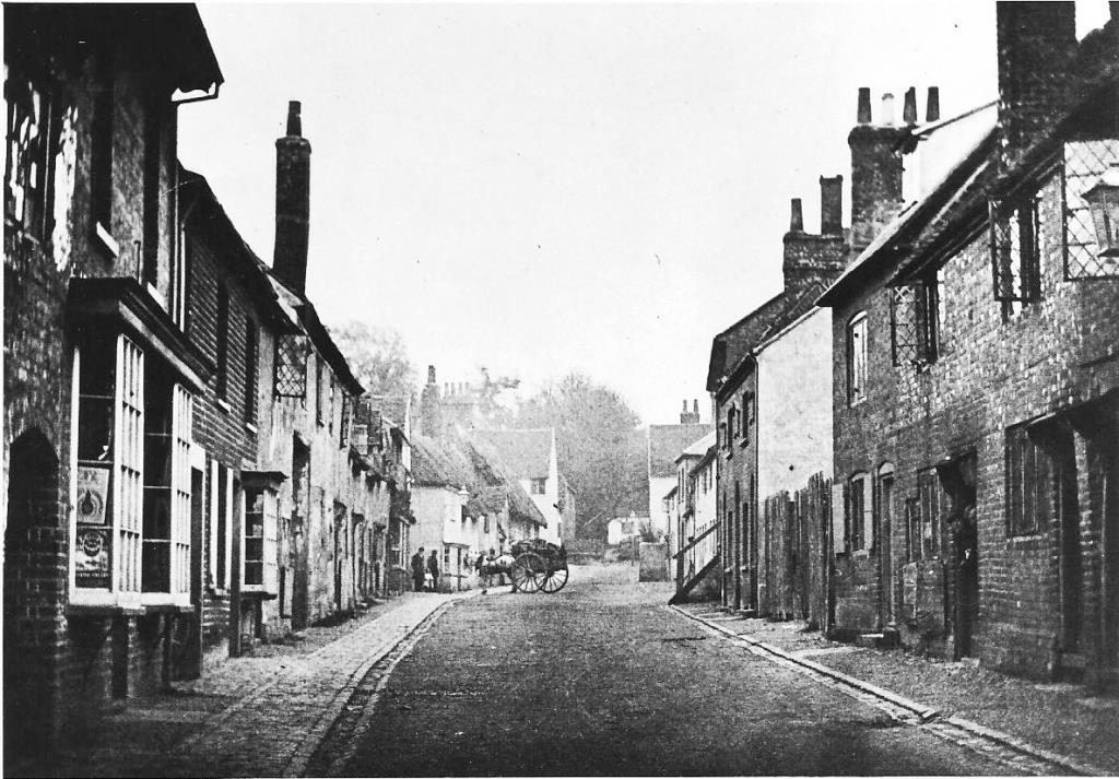 Middle of Akeman Street Looking South before the Museum was Built in 1899