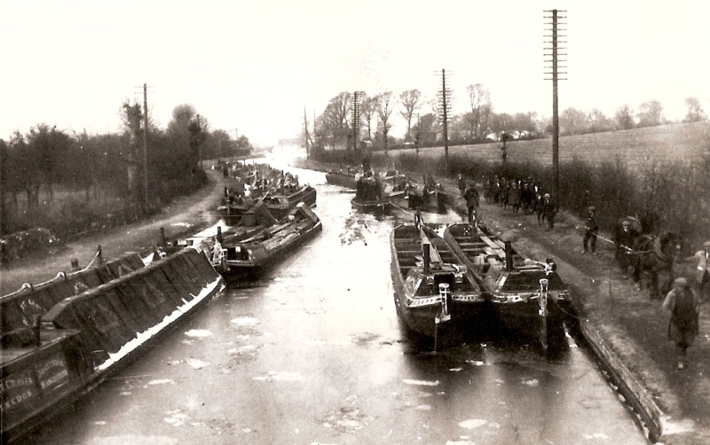 Grand Union Canal at White Lion Bridge Marrsworth